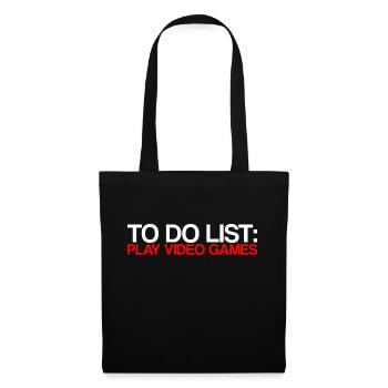 To Do List Play Video Games - Tote Bag - black - Front