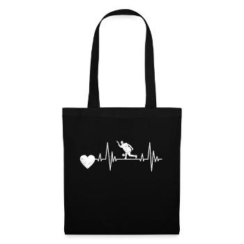 Bowling Cadeau Boule de bowling Cône Bowling bowling - Sac en tissu - noir - Devant
