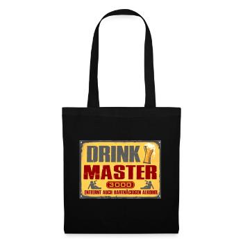 Drink Master - Stoffbeutel - Schwarz - Vorne