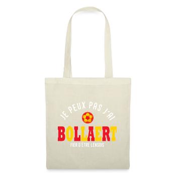 football lens Jpeux pas j ai supporter foot - Sac en tissu - nature - Devant