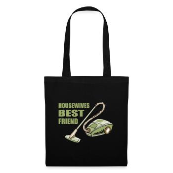 Meilleure amie des femmes au foyer | Aspirateur - Sac en tissu - noir - Devant