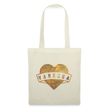 Vanessa Hearts Gold - Tote Bag - nature - Front
