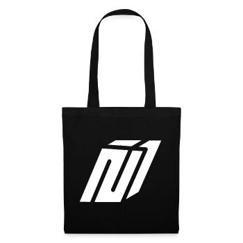 Résumé N lettre - Sac en tissu - noir - Devant