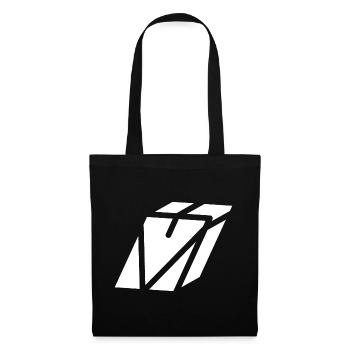 Abstract V-Brief - Stoffbeutel - Schwarz - Vorne