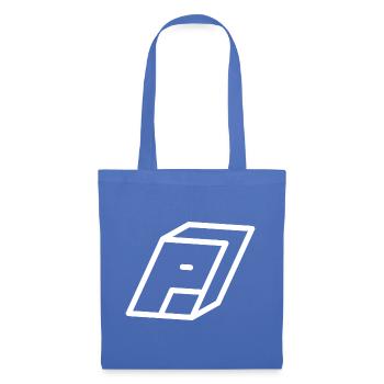 Lettre d’esquisse P - Sac en tissu - bleu pâle - Devant