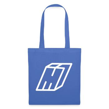 Lettre d’esquisse M - Sac en tissu - bleu pâle - Devant
