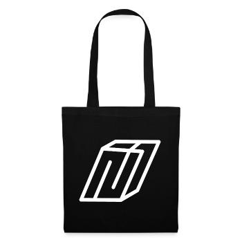 Outline Letter N - Tote Bag - black - Front