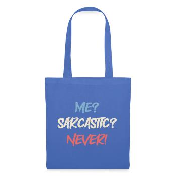 Sarkastisch sarcastique - Sac en tissu - bleu pâle - Devant