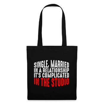 Single, Married, In The Studio 6 - Tote Bag - black - Front