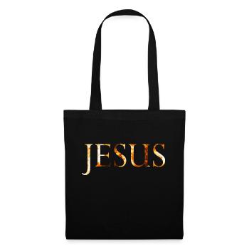 Jesus Feuerball - Stoffbeutel - Schwarz - Vorne