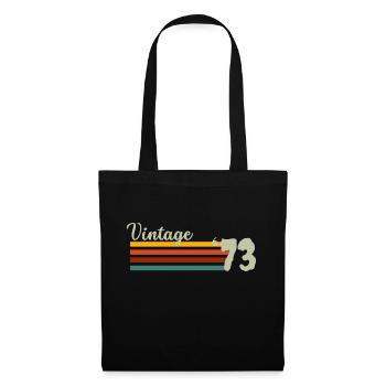 Vintage 1973 Gift Humor Anniversary 50 Years - Tote Bag - black - Front