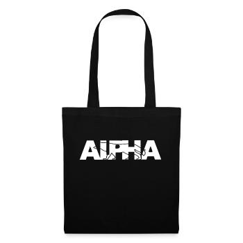 ALPHA WOLF - Stoffbeutel - Schwarz - Vorne