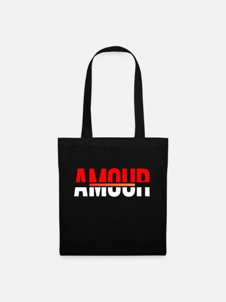 LOVE - Tote Bag - black