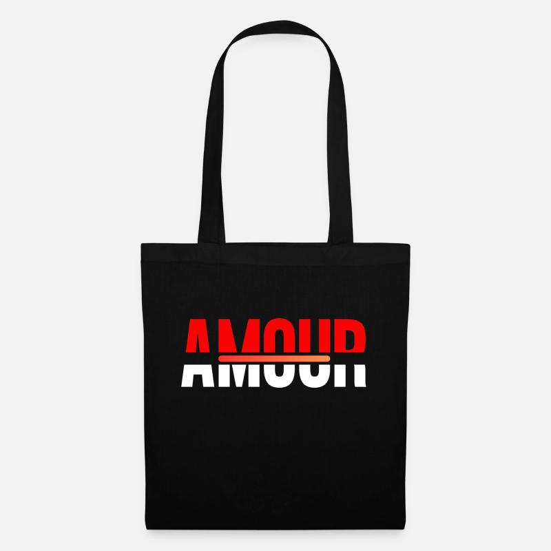 LOVE - Tote Bag - black