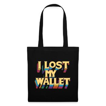 I Lost My Wallet 17 - Stoffbeutel - Schwarz - Vorne