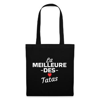 Das Beste von Tatas - Stoffbeutel - Schwarz - Vorne
