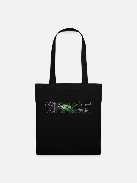 Space #2 - Tote Bag - black
