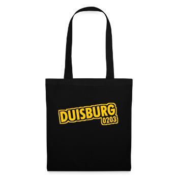 Duisburg - 0203 - Phone Code - NRW - Ruhrpott - Tote Bag - black - Front