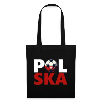Football polonais - Sac en tissu - noir - Devant