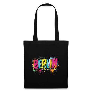 Berlin Graffiti Font Street Art Urban Style - Tote Bag - black - Front