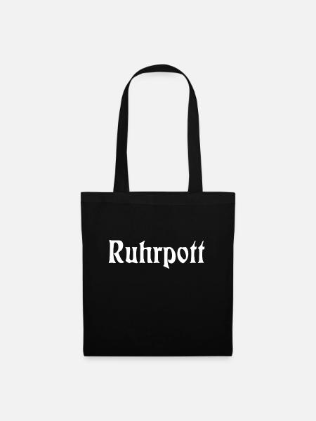 Ruhrpott - Pott - Bergbau - Kumpel - Ruhr - Shirt - Stoffbeutel - Schwarz