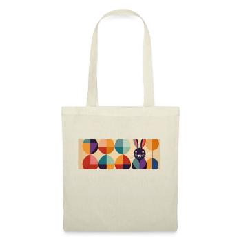 Lapin de Pâques n°10 - Sac en tissu - nature - Devant