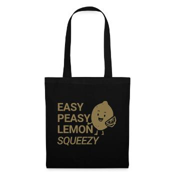 Easy Peasy Lemon Squeezy - Tote Bag - black - Front