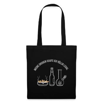 My drugs – completely legal! - Tote Bag - black - Front