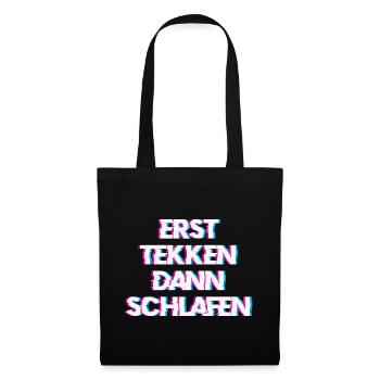 Hardtekk Tekk - Sac en tissu - noir - Devant