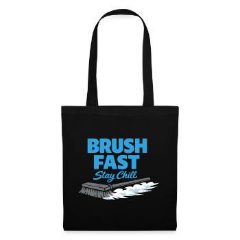 Curling Funny Sweep Hard Broom Cardio - Tote Bag - black - Front