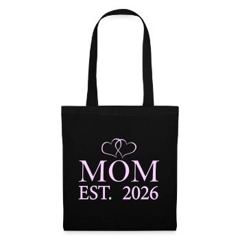 Mama Est. 2026  - Stoffbeutel - Schwarz - Vorne