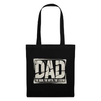 Papa L’Homme Le Mythe La Légende Chemise - Sac en tissu - noir - Devant