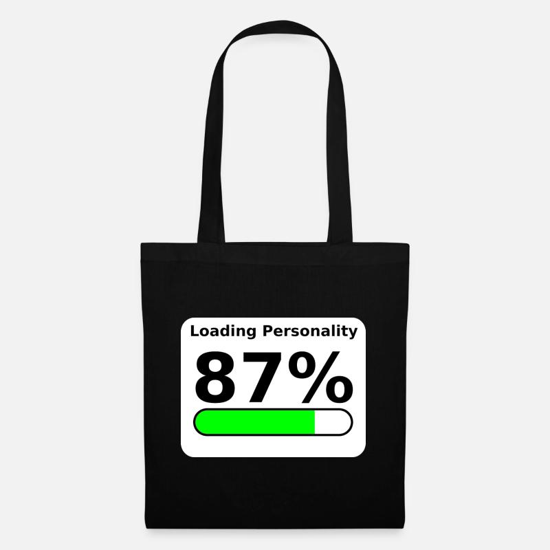 Loading Personality 87% – Nerdy Statement Tee - Tote Bag - black