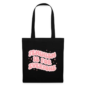 Le féminisme est pour tout le monde - Sac en tissu - noir - Devant
