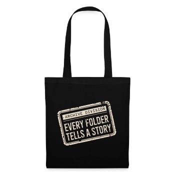 Every Folder Tells a Story - Tote Bag - black - Front
