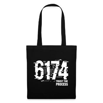 6174 Kaprekar Constant Glitch Math - Tote Bag - black - Front