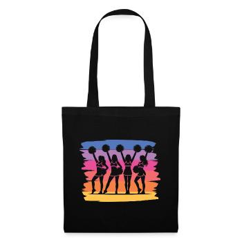 Cheerleader Cheer Mom Cheerleading - Stoffbeutel - Schwarz - Vorne