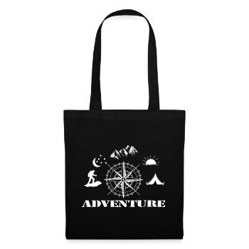 Adventure - Stoffbeutel - Schwarz - Vorne