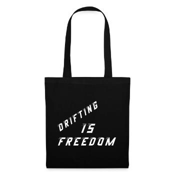 Drifting is freedom - Stoffbeutel - Schwarz - Vorne
