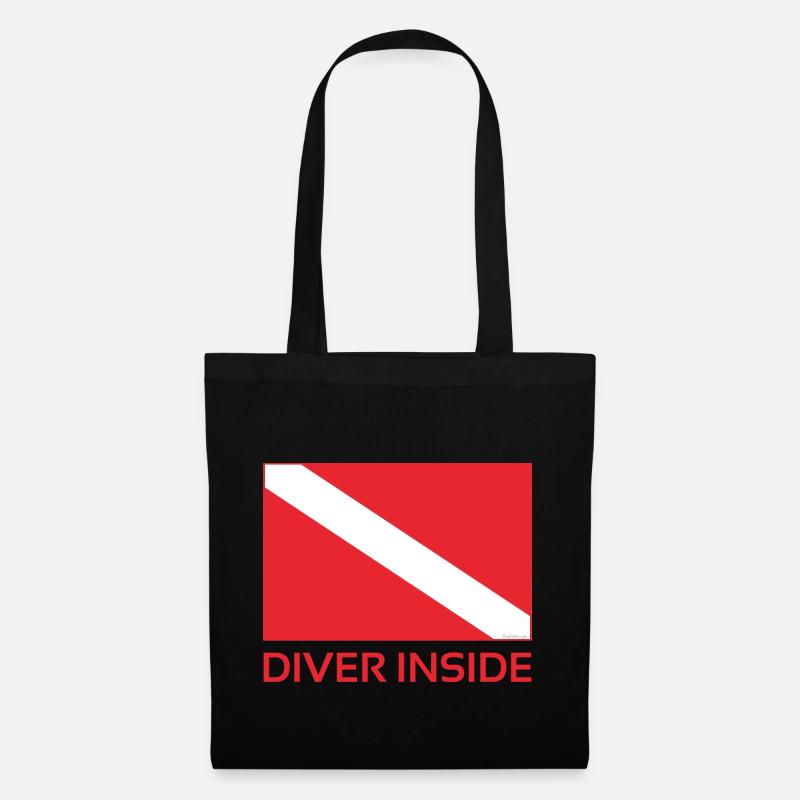 ScubaDiver Inside - Sac en tissu - noir