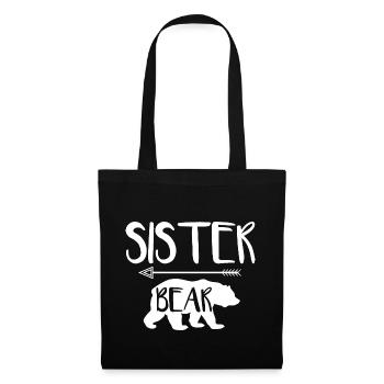 Schwester Bär Sister Bear - Tote Bag - black - Front