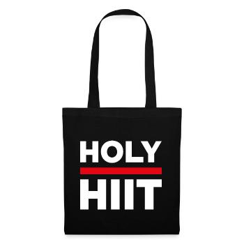Holy HIIT - Stoffbeutel - Schwarz - Vorne