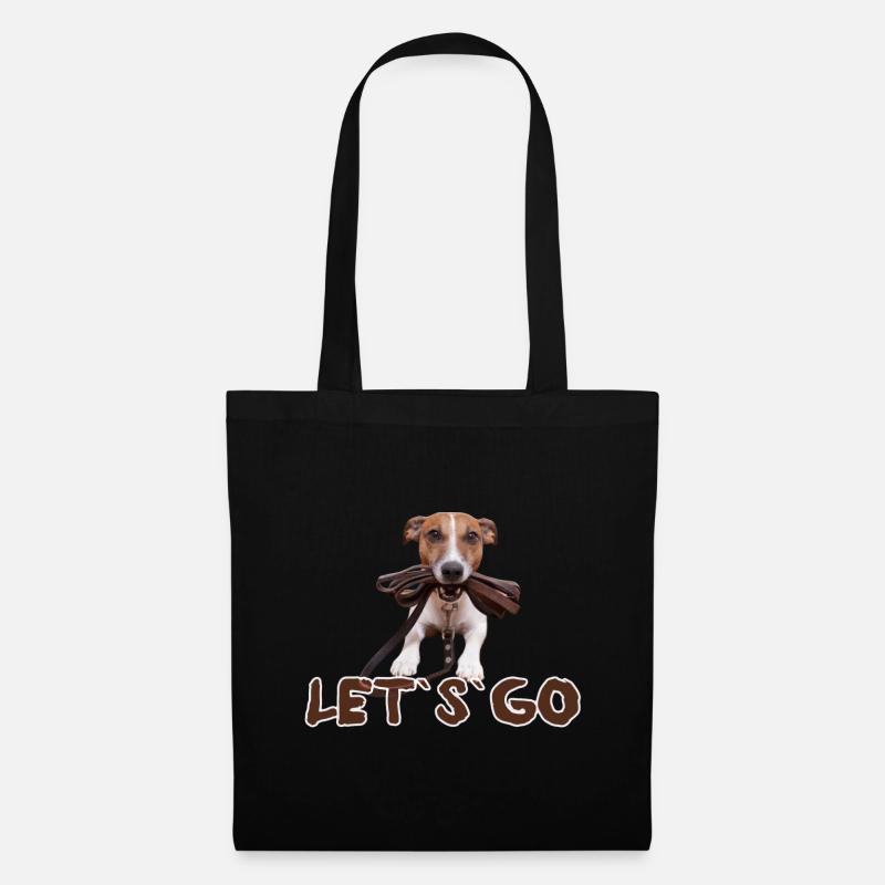 jack russell - Tote Bag - black