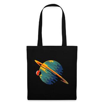 Saturn planet - Tote Bag - black - Front