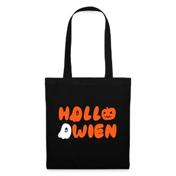 Hello Wien Halloween - Stoffbeutel - Schwarz - Vorne