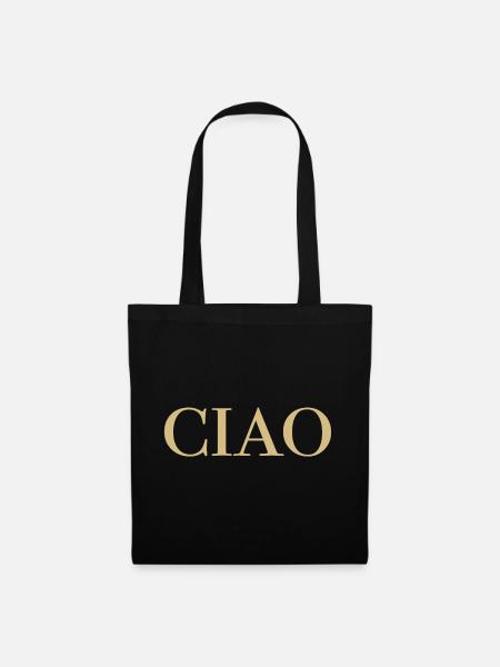CIAO Gold - Stoffbeutel - Schwarz