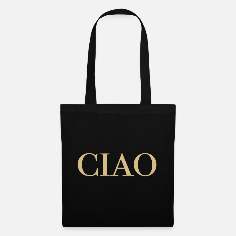 CIAO Gold - Stoffbeutel - Schwarz