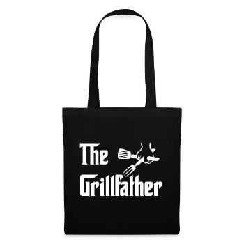 Le père gril amateur de barbecue - Sac en tissu - noir - Devant