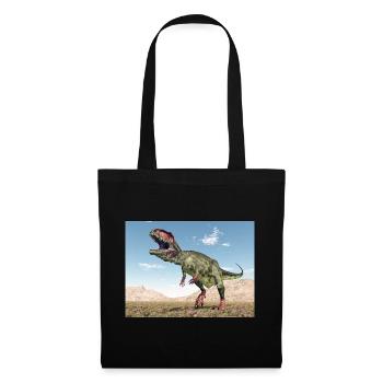 Dinosaurier Giganotosaurus - Stoffbeutel - Schwarz - Vorne
