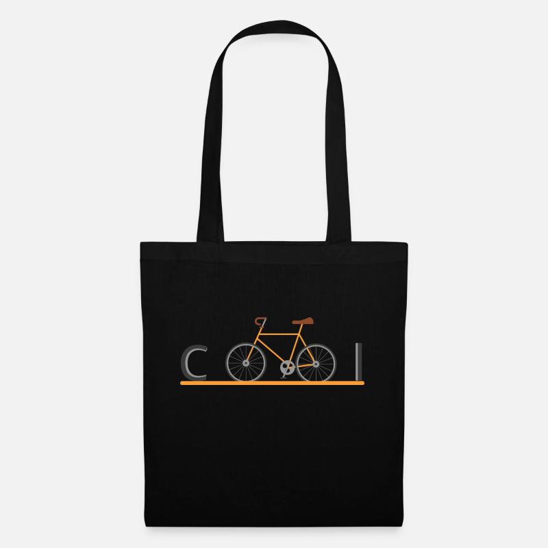 Fahrrad cool - Stoffbeutel - Schwarz